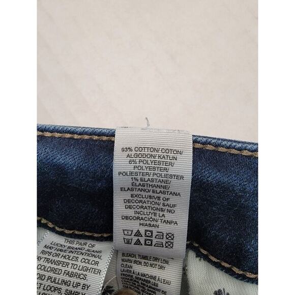 Lucky Brand Jeans Womens Plus 24W Emma Leggings Dark Was Stretch High Rise - Picture 8 of 12